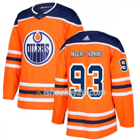 Mænd NHL Edmonton Oilers Trøje Ryan Nugent-Hopkins 93 Adidas 2017-2018 Orange Authentic Mænd NHL Edmonton Oilers Trøje Ryan Nugent-Hopkins 93 Adidas 2017-2018 Orange Authentic